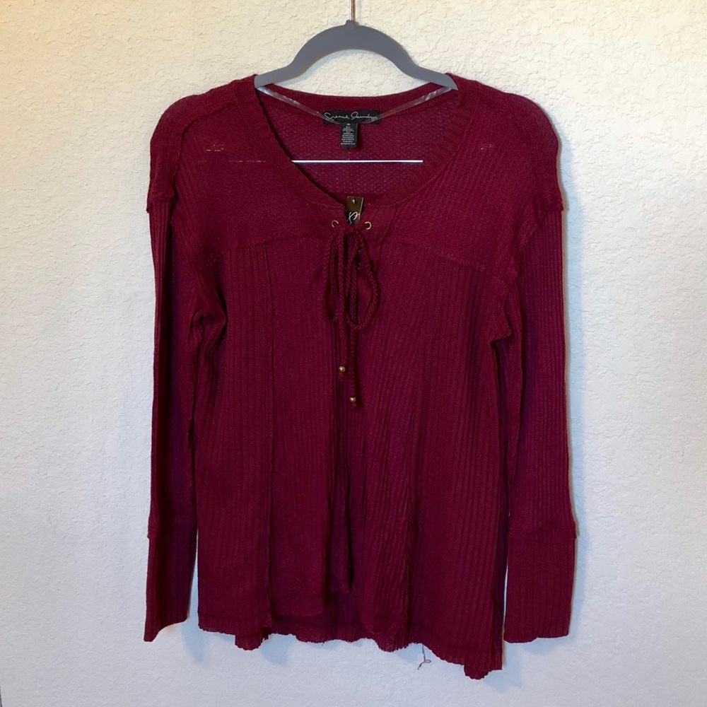 Burgundy Shirt
